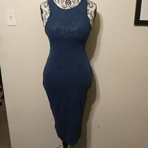 American Eagle Outfitters medium blue dress